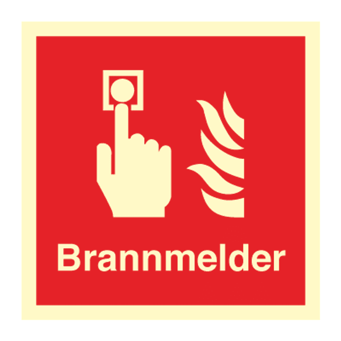 Hovedbilde Brannalarm og Brannmelder - brannskilt