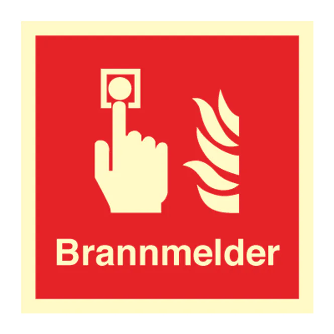 Hovedbilde Brannalarm og Brannmelder - brannskilt
