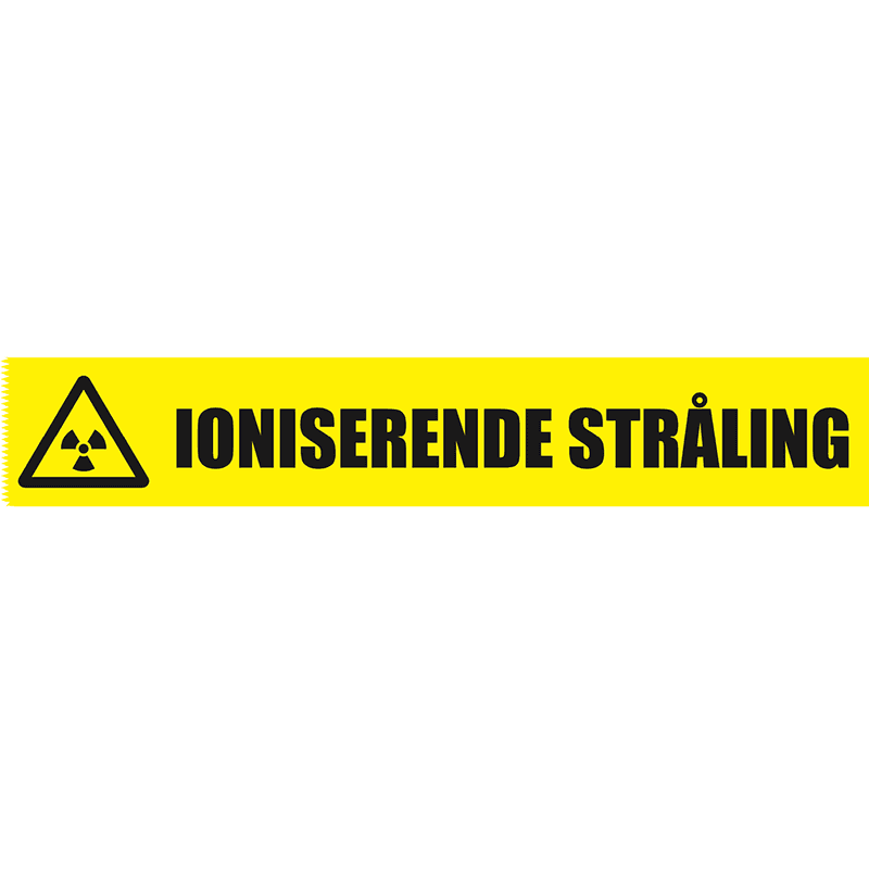 Tape ioniserende (radioaktiv) stråling 50 mm x 66 m
