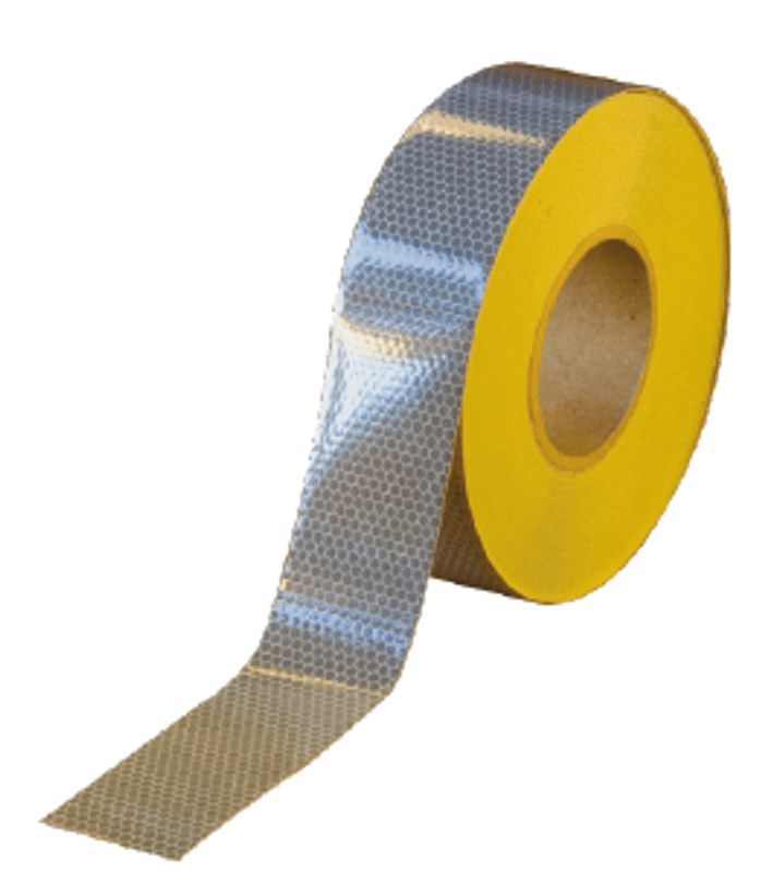 Reflekstape SOLAS GRADED  - 50 mm x 45 m - Hvit