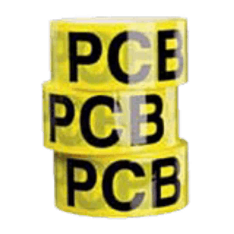 PCB-tape - Gul varseltape for PCB 50 mm x 66 m