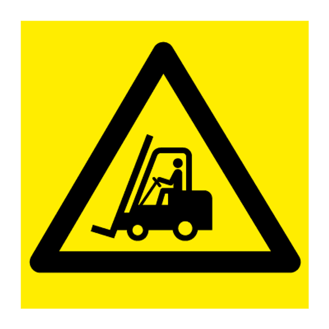 Hovedbilde Se opp for truck - skilt med symbol