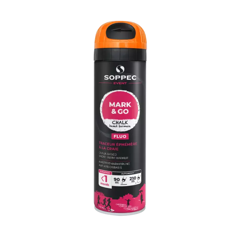 Soppec MARK & GO – Fluorescerende merkespray 500 ml